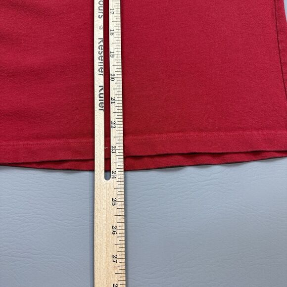 Vintage Looney Tunes Shirt Mens Small Red Sylvester Tweety Bird Bowl Pocket Tee - Picture 13 of 15